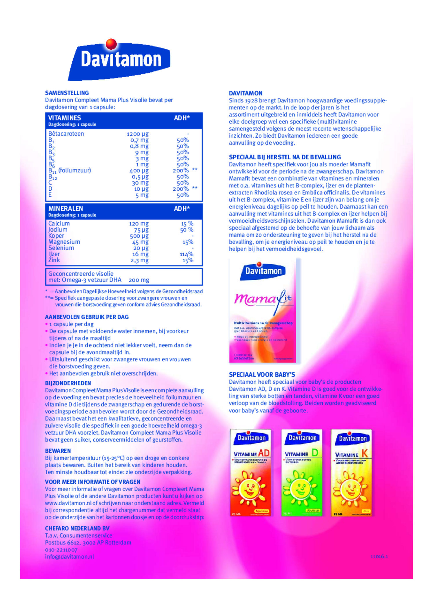 Compleet Zwanger + Omega-3 Visolie Capsules afbeelding van document #2, gebruiksaanwijzing